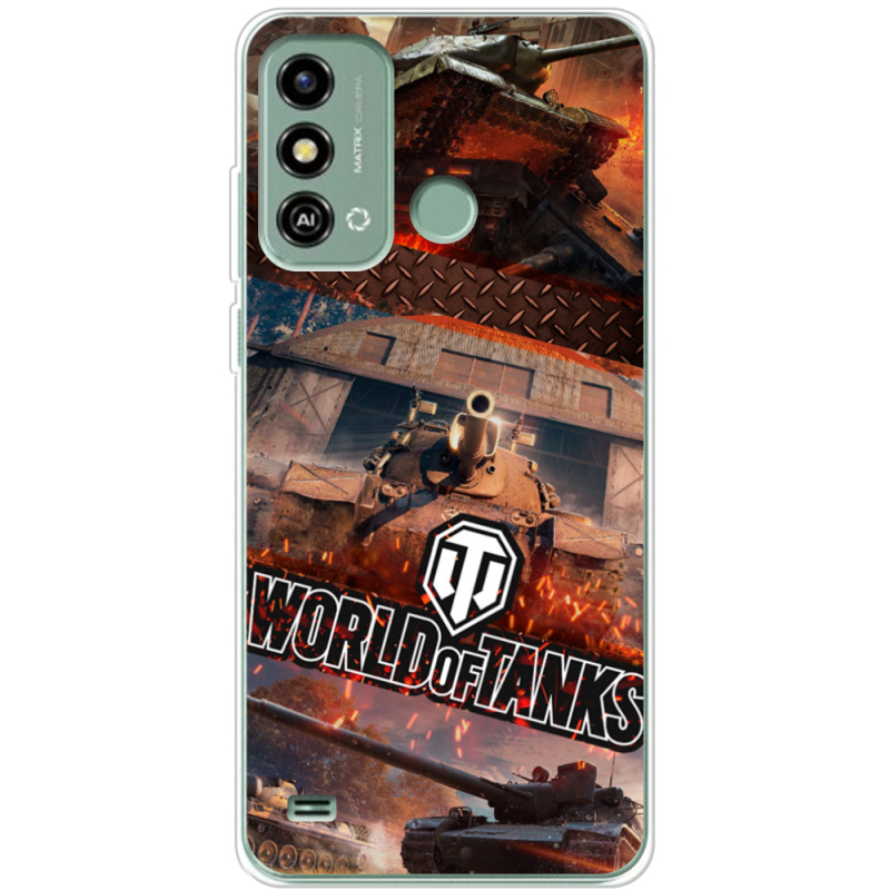 Чехол BoxFace ZTE Blade A53 World Of Tanks