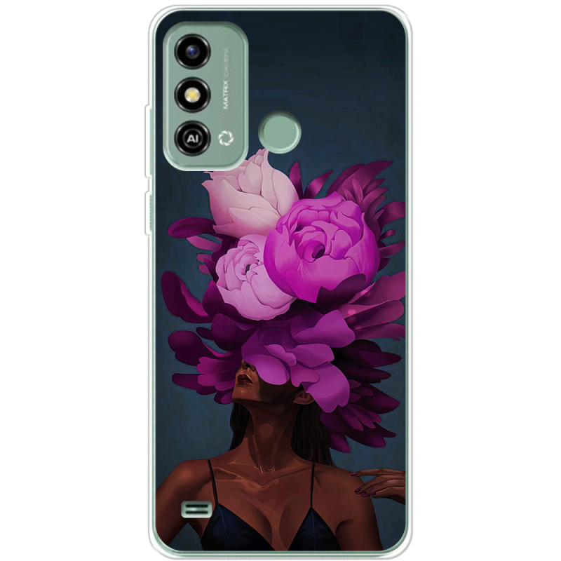 Чехол BoxFace ZTE Blade A53 Exquisite Purple Flowers