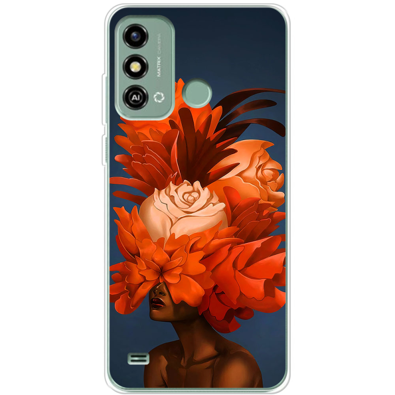 Чехол BoxFace ZTE Blade A53 Exquisite Orange Flowers