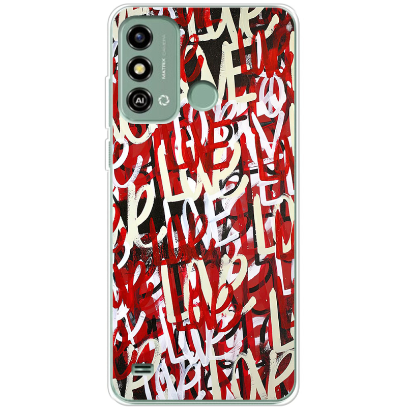 Чехол BoxFace ZTE Blade A53 Love Graffiti