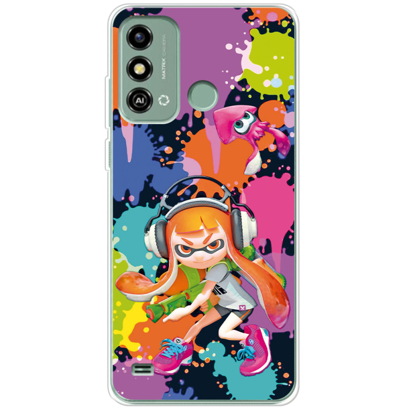 Чехол BoxFace ZTE Blade A53 Splatoon Inklings