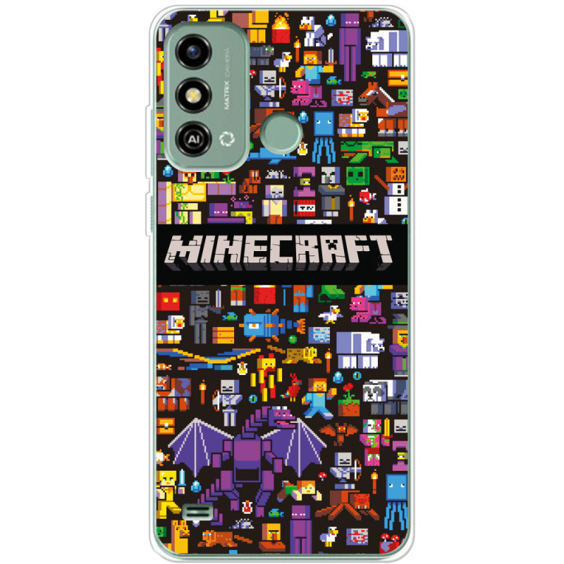 Чехол BoxFace ZTE Blade A53 Minecraft Mobbery