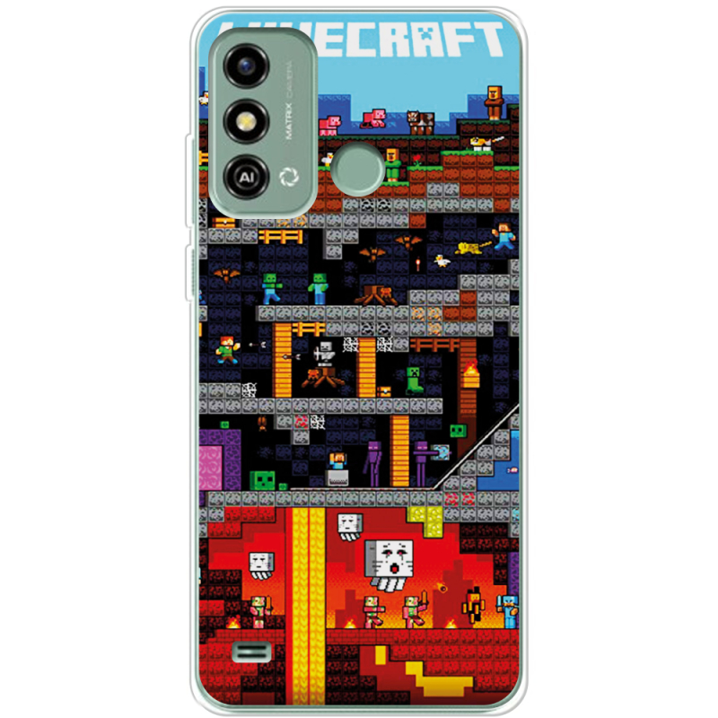 Чехол BoxFace ZTE Blade A53 Minecraft Lode Runner