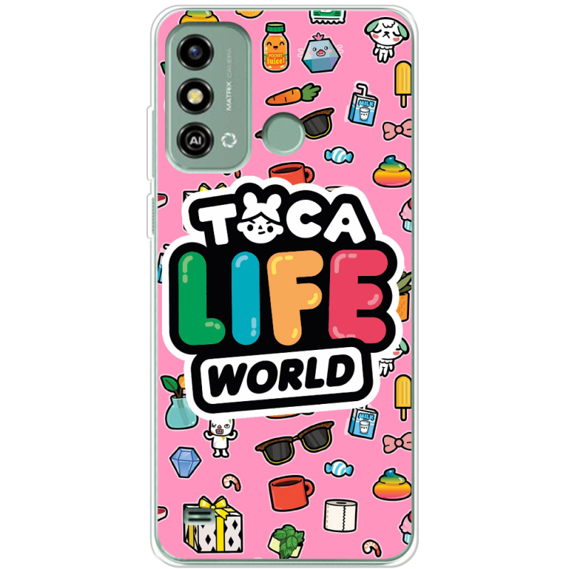 Чехол BoxFace ZTE Blade A53 Toca Boca Life World