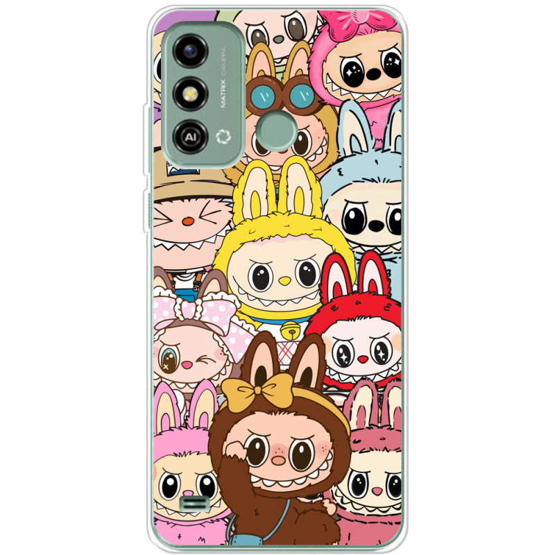 Чехол BoxFace ZTE Blade A53 Labubu