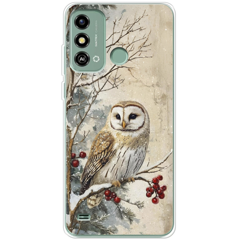 Чехол BoxFace ZTE Blade A53 Christmas Owl