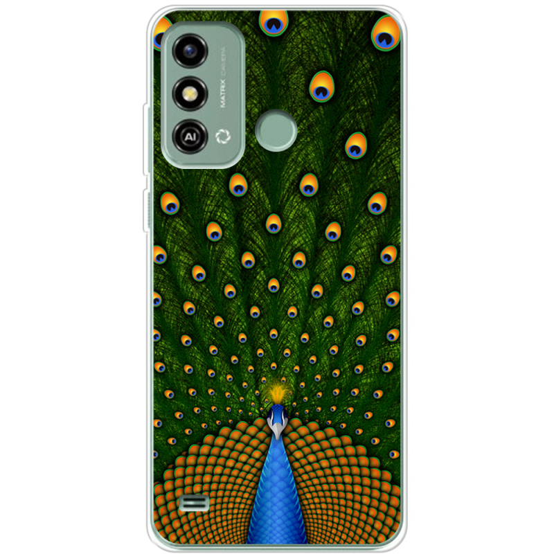 Чехол BoxFace ZTE Blade A53 Peacocks Tail