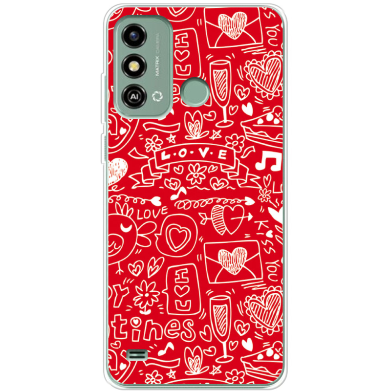 Чехол BoxFace ZTE Blade A53 Happy Valentines