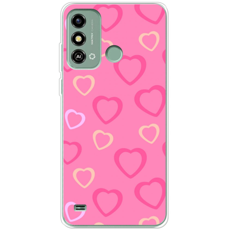 Чехол BoxFace ZTE Blade A53 Sugar Hearts