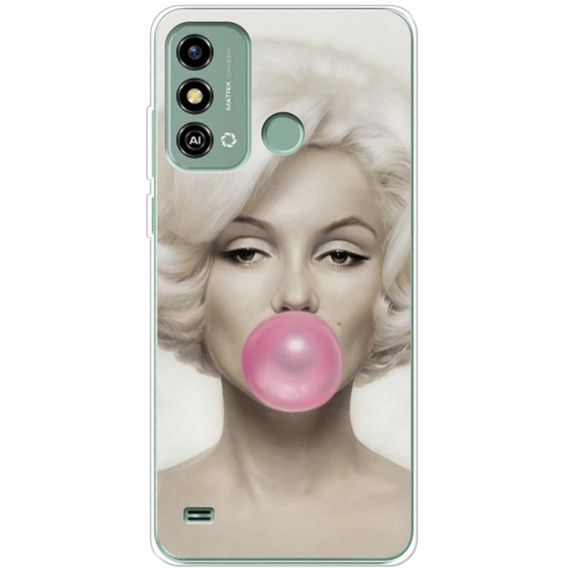 Чехол BoxFace ZTE Blade A53 Marilyn Monroe Bubble Gum