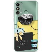 Прозрачный чехол BoxFace ZTE Blade A53 Fashion Pug