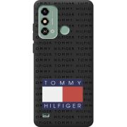 Черный чехол BoxFace ZTE Blade A53 Tommy Print