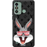 Черный чехол BoxFace ZTE Blade A53 looney bunny