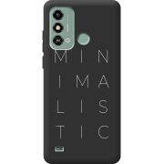 Черный чехол BoxFace ZTE Blade A53 Minimalistic