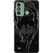 Черный чехол BoxFace ZTE Blade A53 Wolf