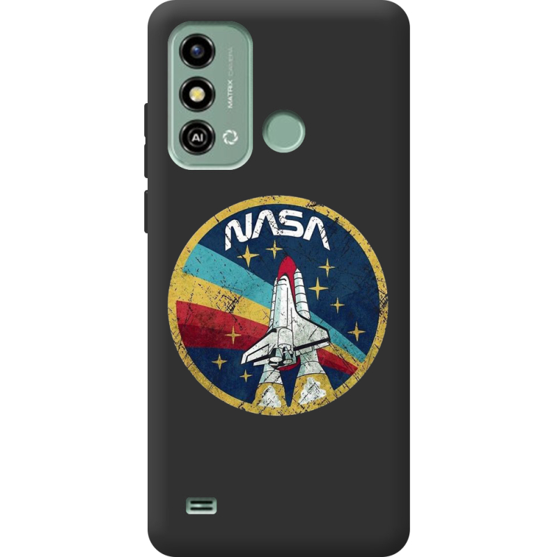 Черный чехол BoxFace ZTE Blade A53 NASA