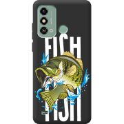 Черный чехол BoxFace ZTE Blade A53 Fish