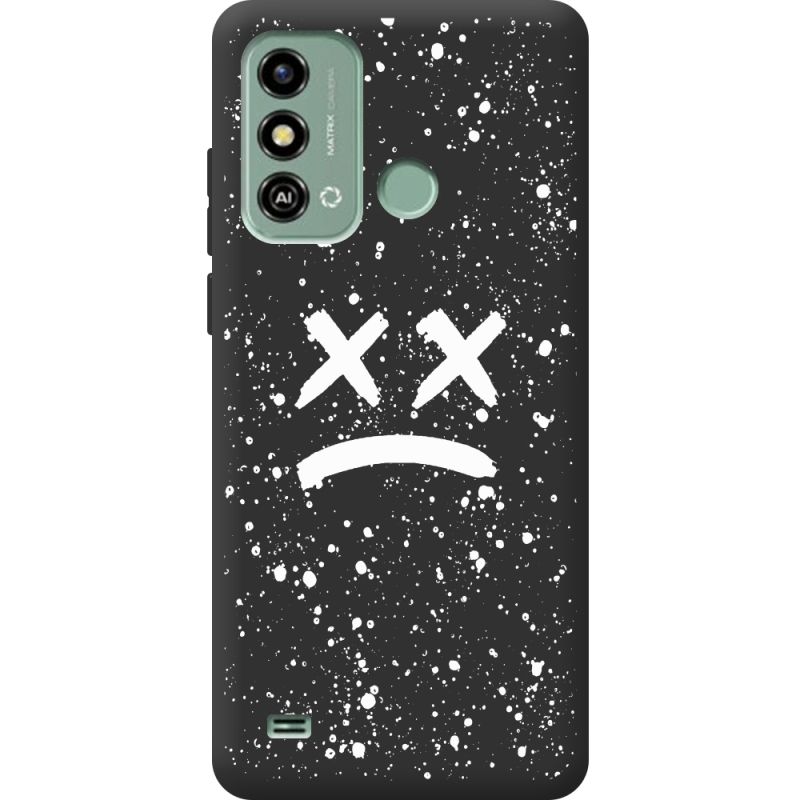 Черный чехол BoxFace ZTE Blade A53 Sad Way