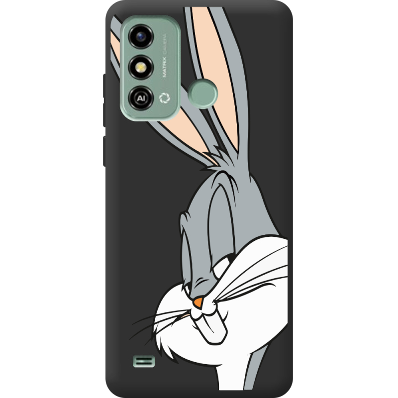 Черный чехол BoxFace ZTE Blade A53 Lucky Rabbit