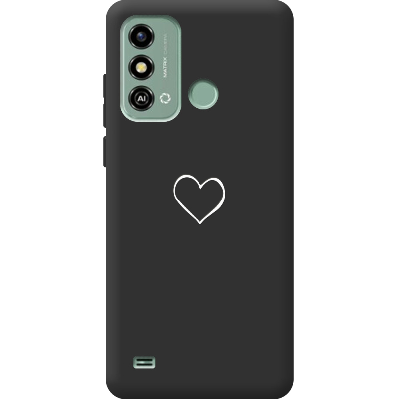 Черный чехол BoxFace ZTE Blade A53 My Heart