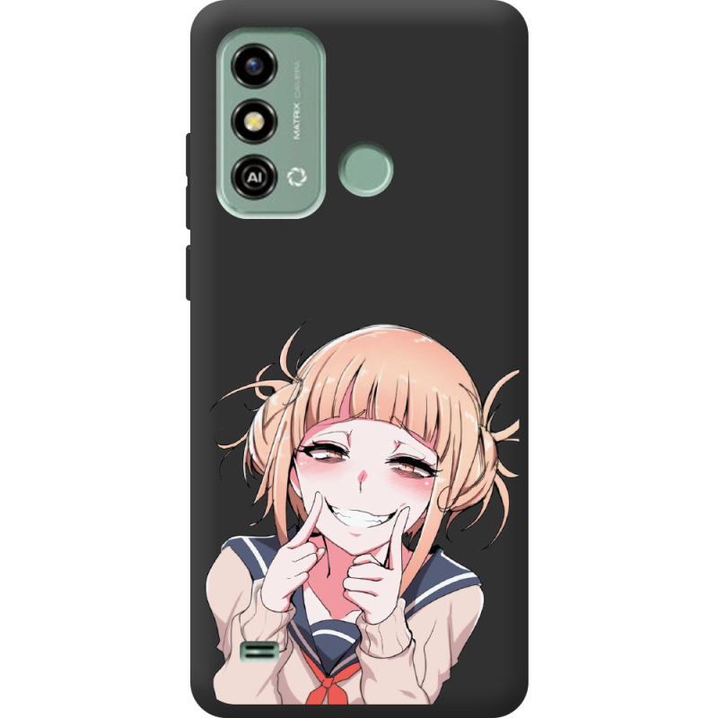 Черный чехол BoxFace ZTE Blade A53 Himiko Toga Smile