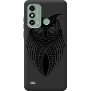 Черный чехол BoxFace ZTE Blade A53 Owl