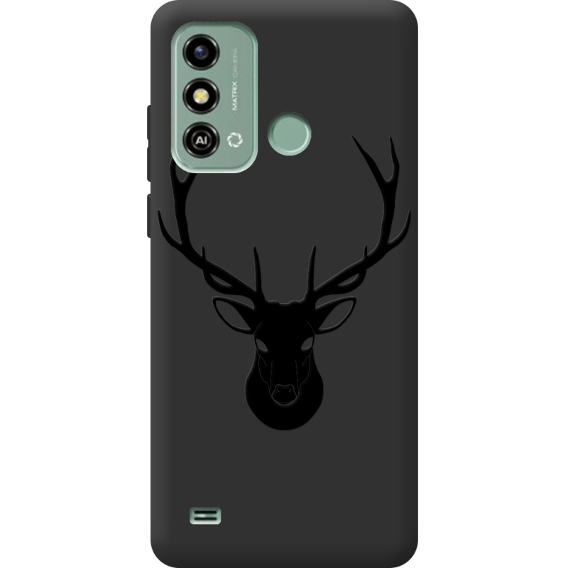 Черный чехол BoxFace ZTE Blade A53 Deer