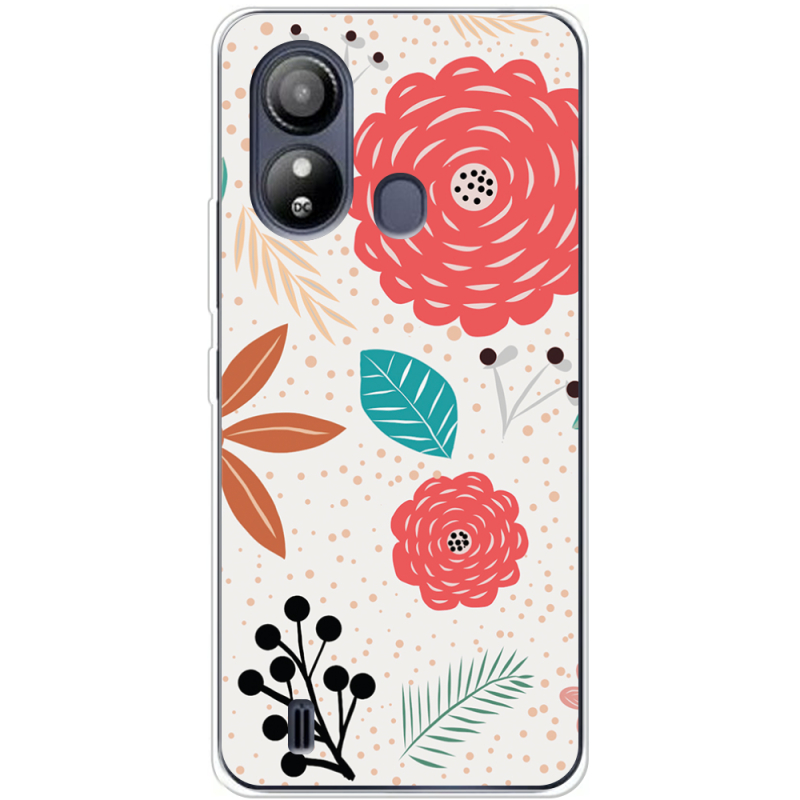 Чехол BoxFace ZTE Blade L220 Line Flowers