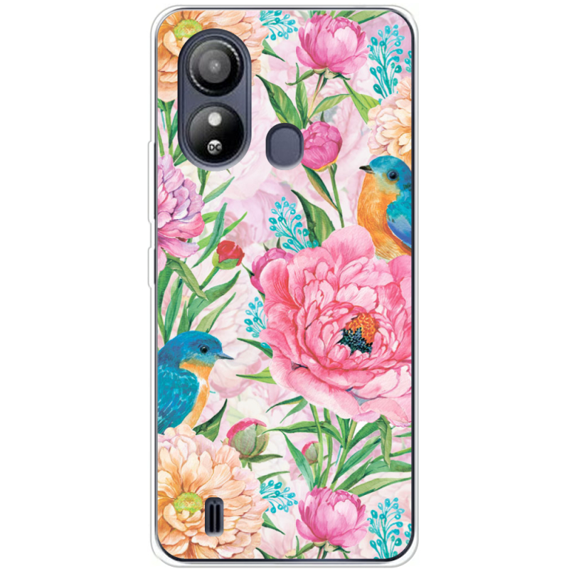 Чехол BoxFace ZTE Blade L220 Birds in Flowers