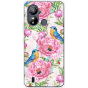 Чехол BoxFace ZTE Blade L220 Birds and Flowers