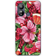 Чехол BoxFace ZTE Blade L220 Tropical Flowers