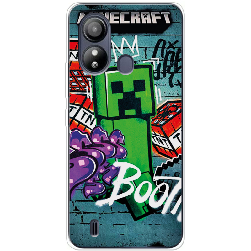 Чехол BoxFace ZTE Blade L220 Minecraft Graffiti