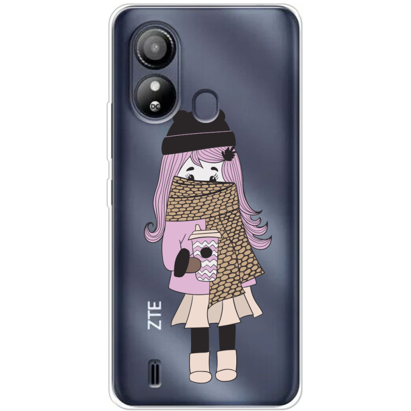 Прозрачный чехол BoxFace ZTE Blade L220 Winter Morning Girl