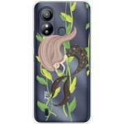 Прозрачный чехол BoxFace ZTE Blade L220 Cute Mermaid