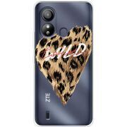 Прозрачный чехол BoxFace ZTE Blade L220 Wild Love