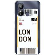 Прозрачный чехол BoxFace ZTE Blade L220 Ticket London