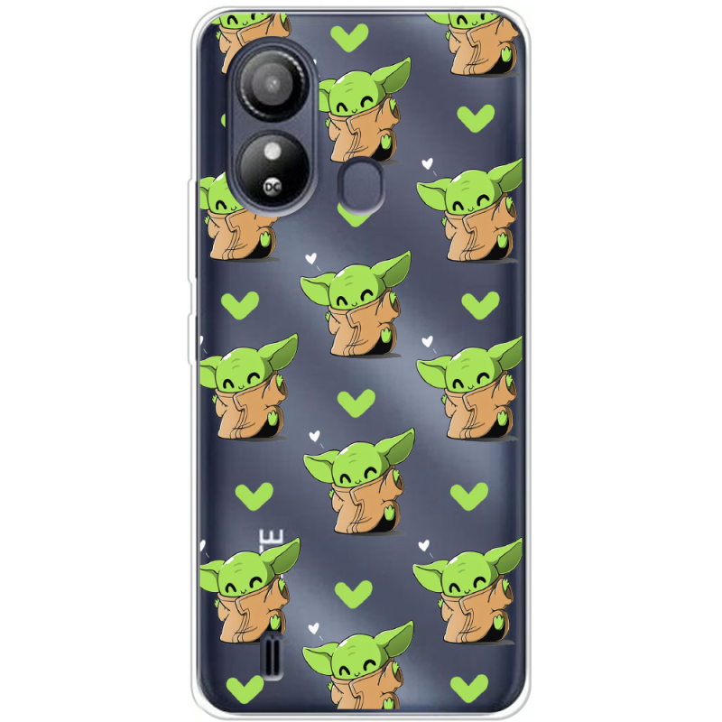 Прозрачный чехол BoxFace ZTE Blade L220 Pattern Baby Yoda