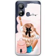 Прозрачный чехол BoxFace ZTE Blade L220 Travel Girl