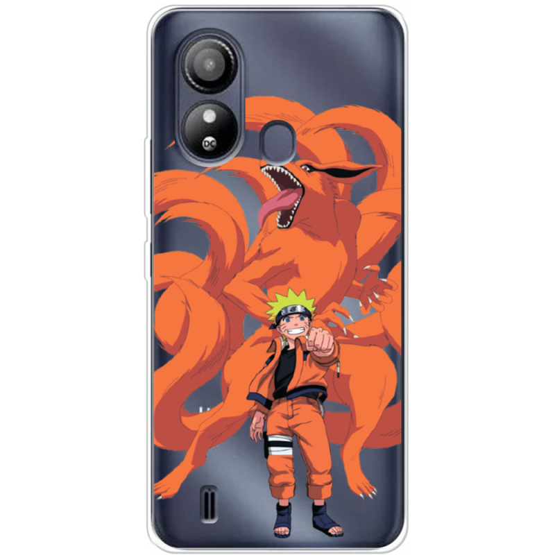 Прозрачный чехол BoxFace ZTE Blade L220 Naruto and Kurama