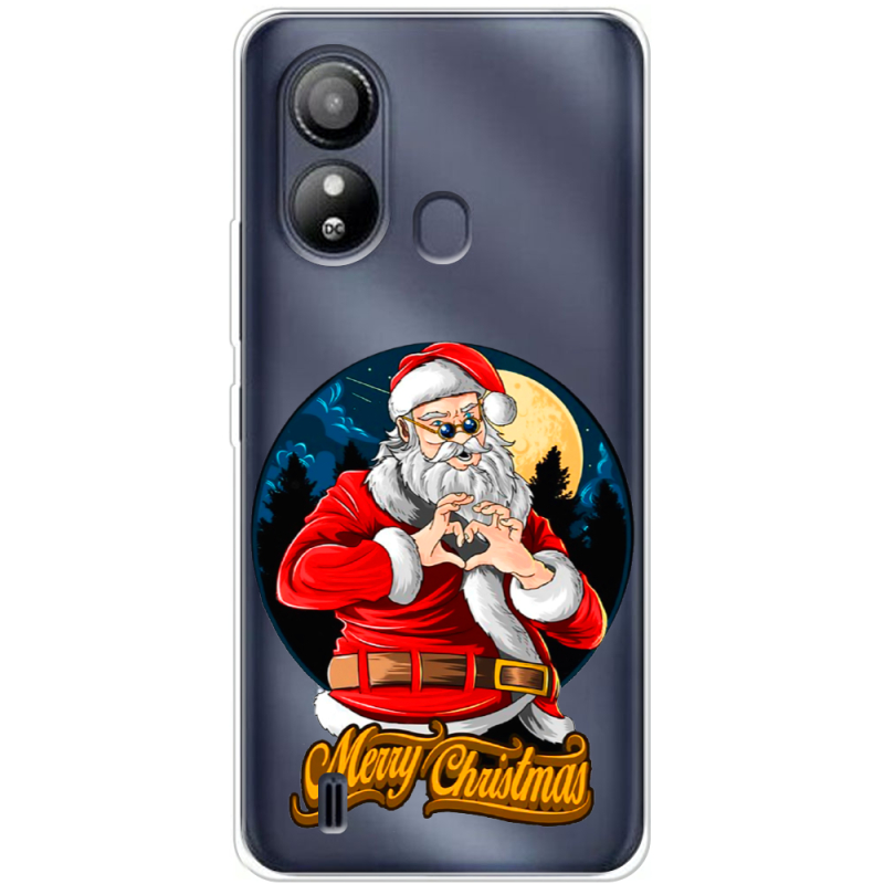 Прозрачный чехол BoxFace ZTE Blade L220 Cool Santa