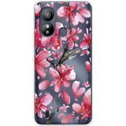 Прозрачный чехол BoxFace ZTE Blade L220 Pink Magnolia