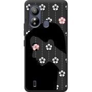 Черный чехол BoxFace ZTE Blade L220 Flower Hair