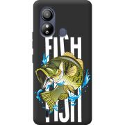 Черный чехол BoxFace ZTE Blade L220 Fish