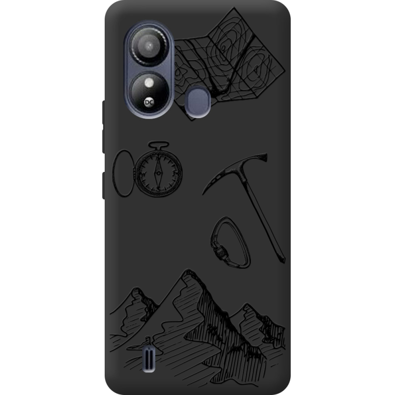 Черный чехол BoxFace ZTE Blade L220 Mountains