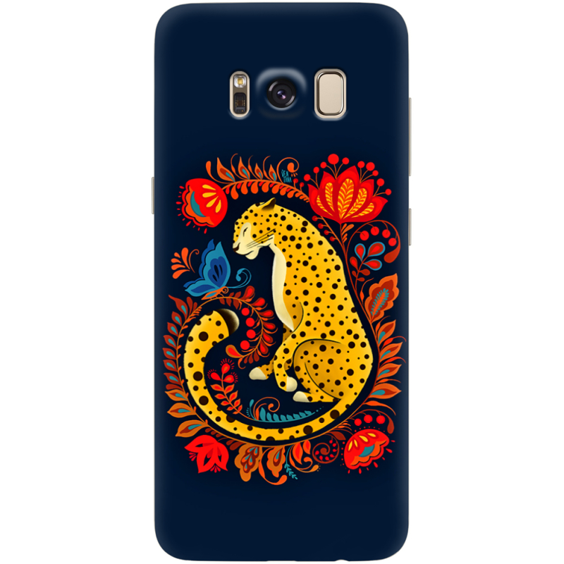 Чехол Uprint Samsung G950 Galaxy S8 Petrykivka Leopard