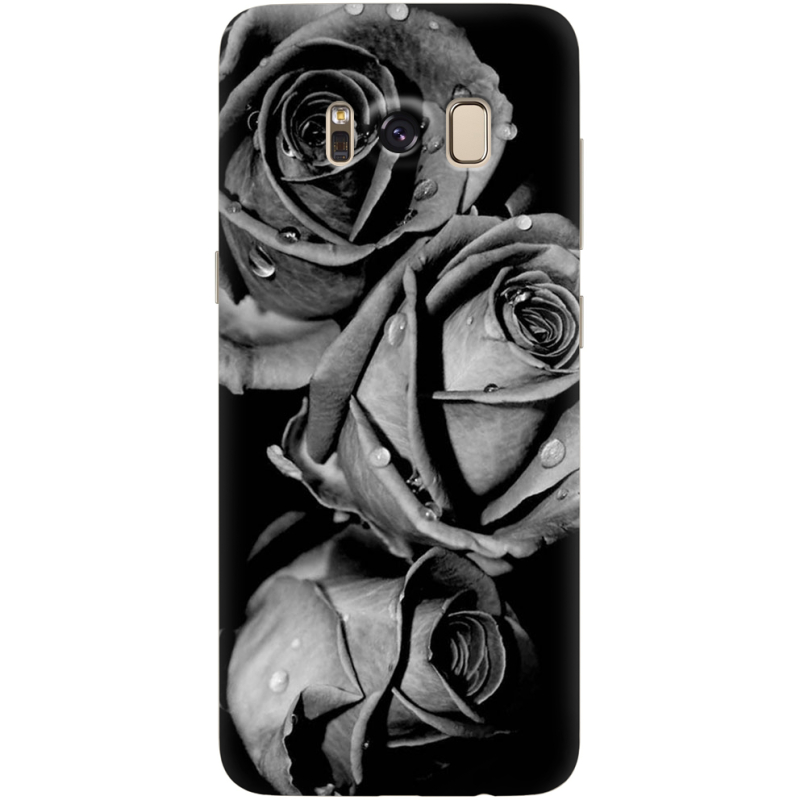 Чехол Uprint Samsung G950 Galaxy S8 Black and White Roses