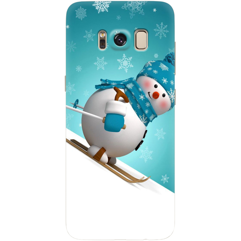 Чехол Uprint Samsung G950 Galaxy S8 Skier Snowman