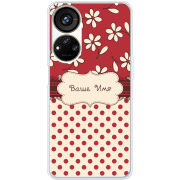 Чехол BoxFace ZTE Blade V40s Именной Polka Dots