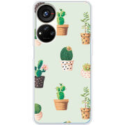 Чехол BoxFace ZTE Blade V40s L-green Cacti