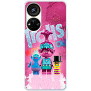 Чехол BoxFace ZTE Blade V40s Lego Trolls